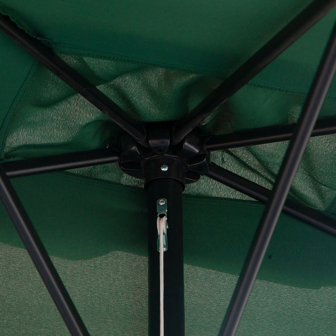 Waterproof Semi-Circular Balcony Sunshade: Crank Handle