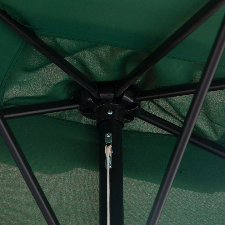 Waterproof Semi-Circular Balcony Sunshade: Crank Handle