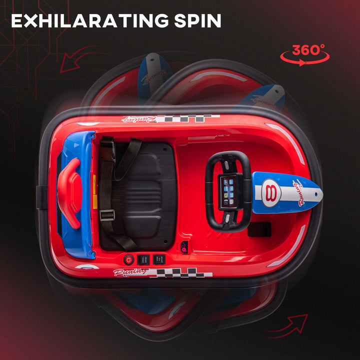 Bumper Car for Kids with 360° Spin