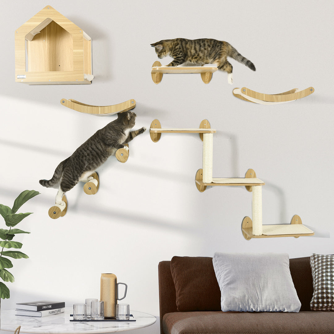 8PCs Cat Shelves Set