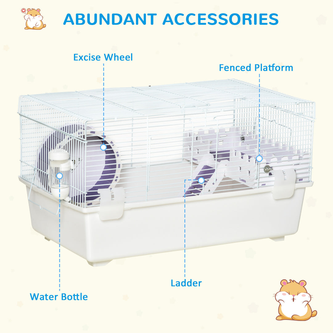 Two-Tier Hamster Cage