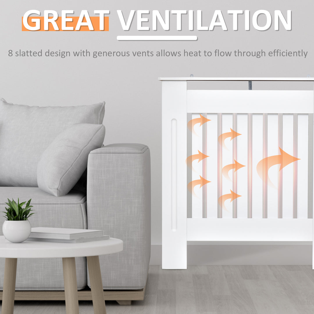 Vertical Slatted Radiator Cover