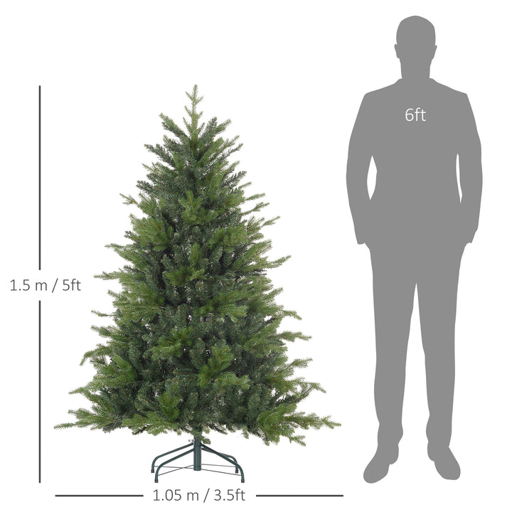 5ft Artificial Christmas Tree with 1309 Tips