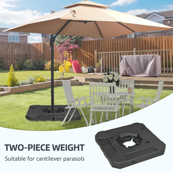 Cantilever Parasol Base Weights: Heavy-Duty Umbrella Stand Weights