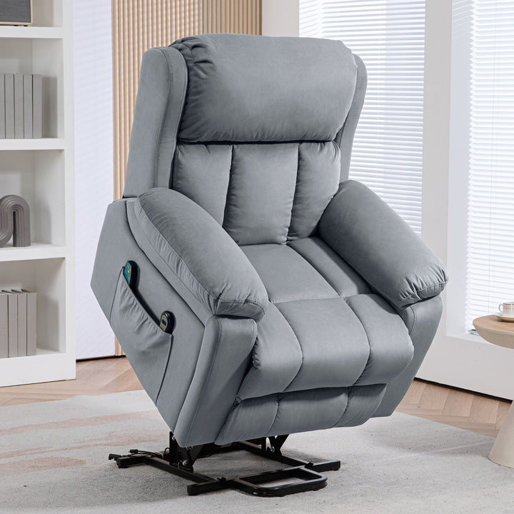 Power Lift Riser and Recliner Chair with Vibration Massage