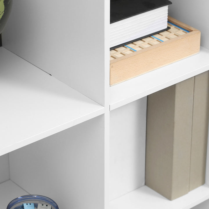 3-Tier 6 Cube Shelving Unit: Organised Storage Solution for Home & Office