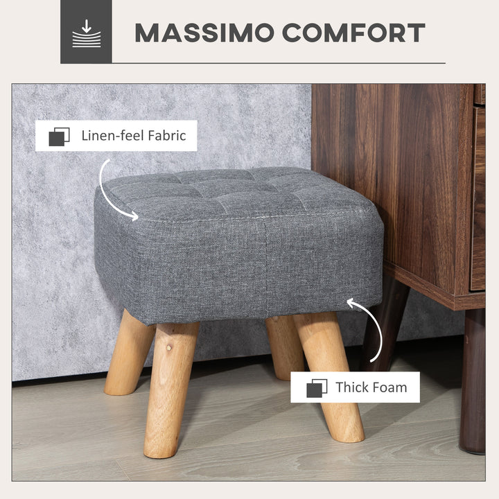 Modern Tufted Footstool