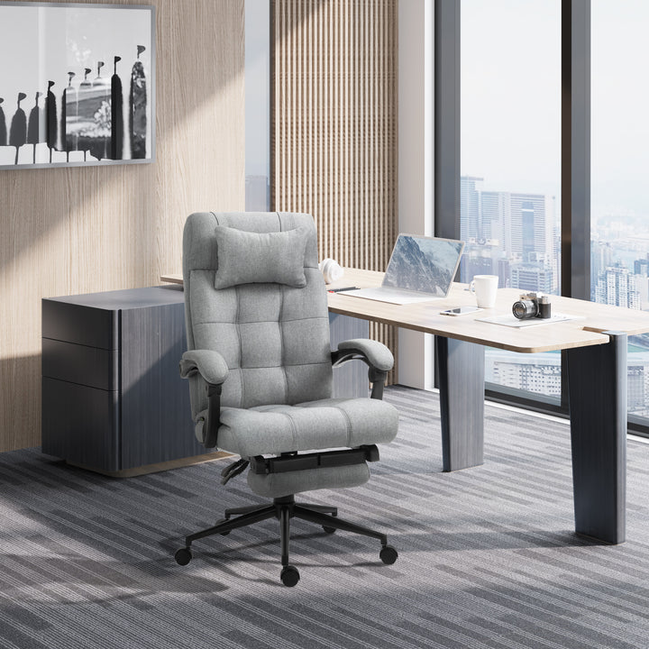 Vinsetto Executive Chair, Light Grey