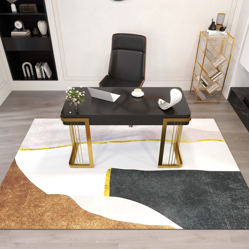 Modern Abstract Geometric Faux Cashmere Area Rug 1800mm x 2700mm For Living Room Bedroom