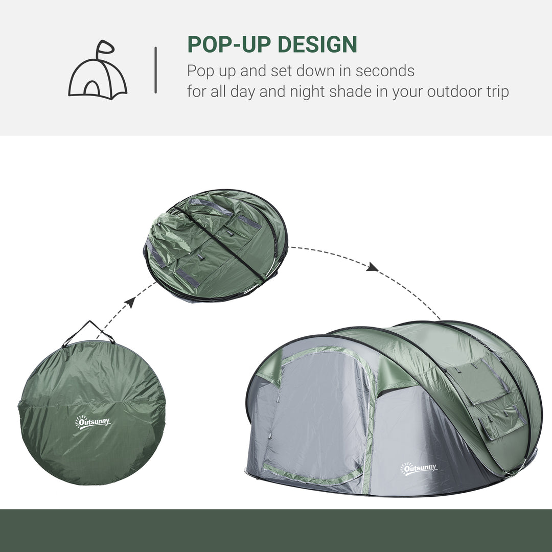 Camping Haven: 4-5 Person Pop-Up Tent