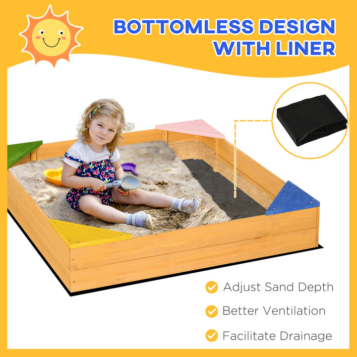 Kids Wooden Sand Pit