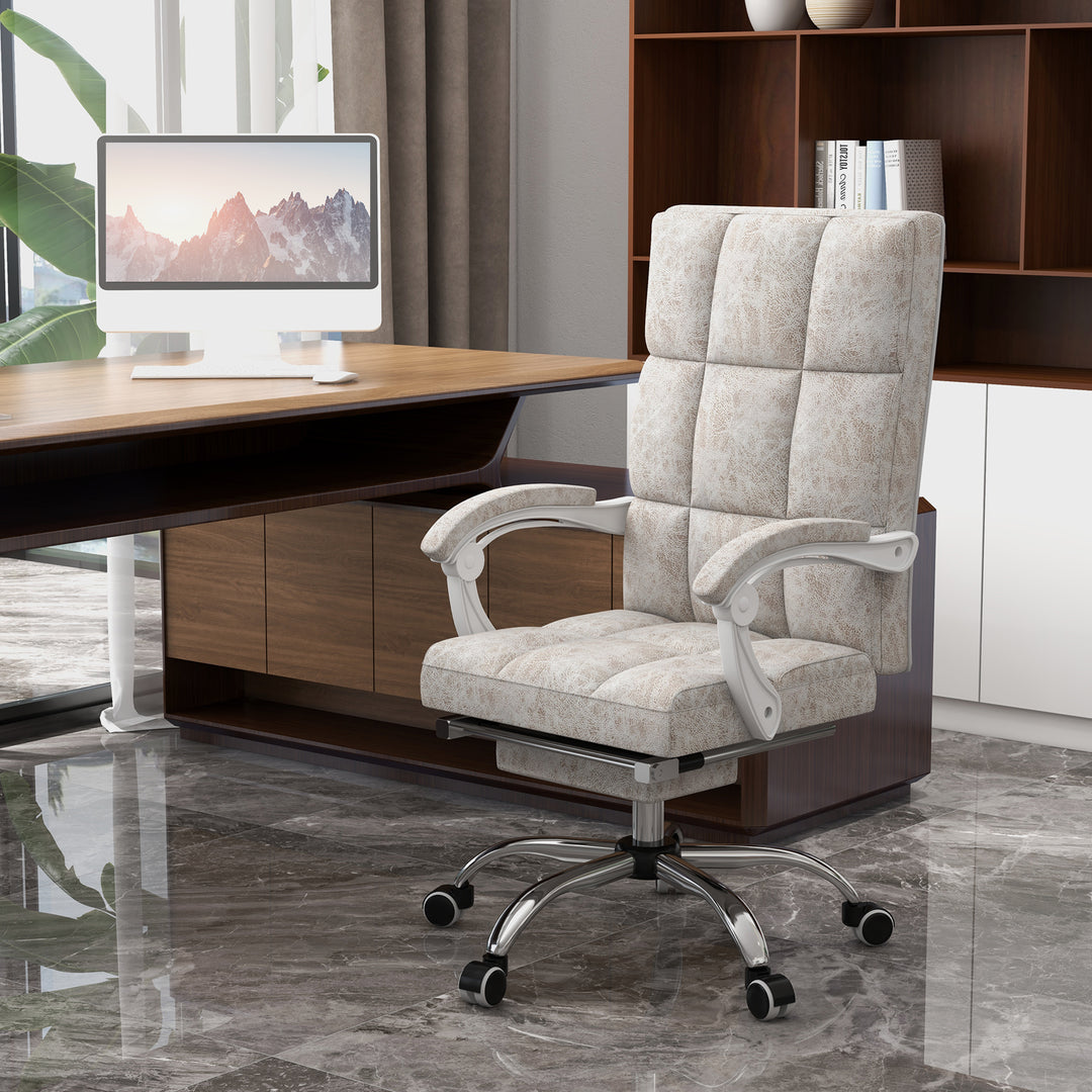 Vinsetto Executive Microfibre Office Chair, Beige