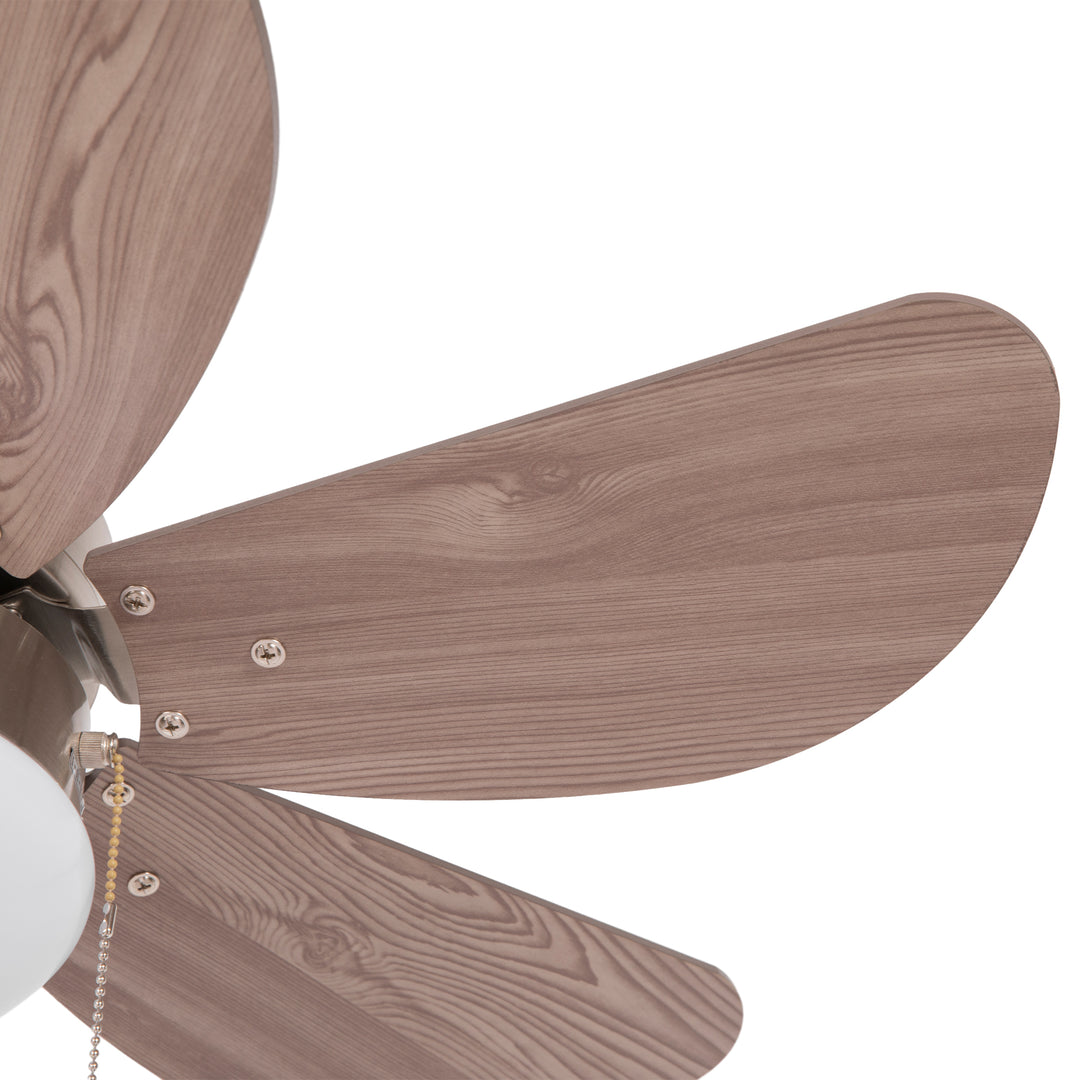 Ceiling Fan Lights with 6 Reversible Blades