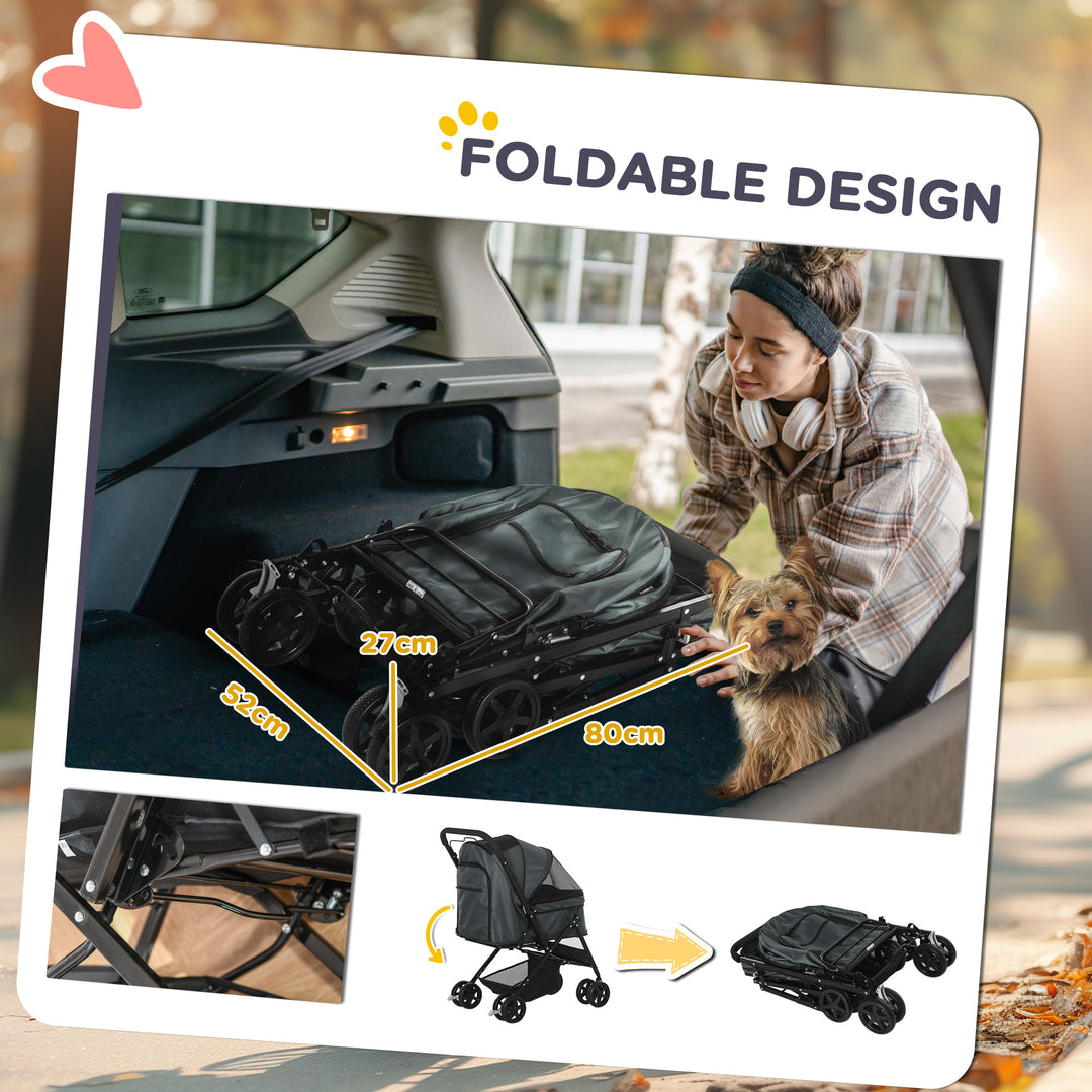 Foldable Pet Stroller