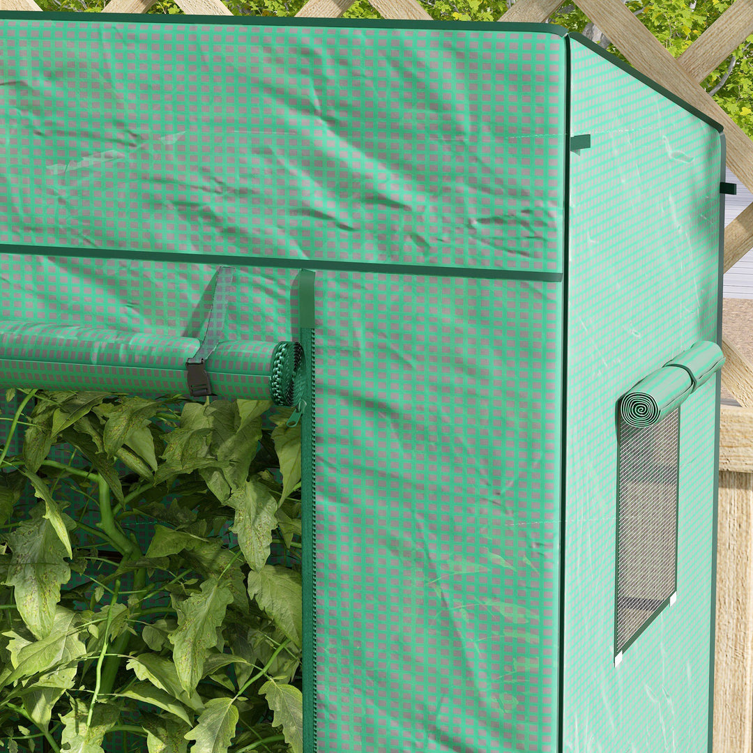 Walk-In Greenhouse: Durable PE Cover