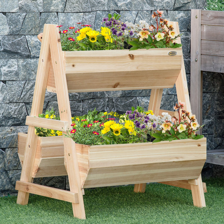 Wood Raised Garden Bed