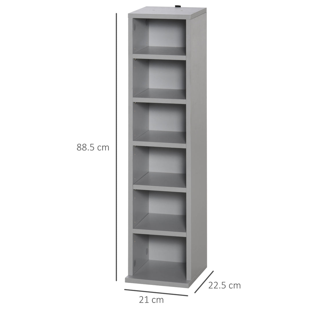 Twin Media Towers: Adjustable Shelving for Blu-Ray & DVD Organisation