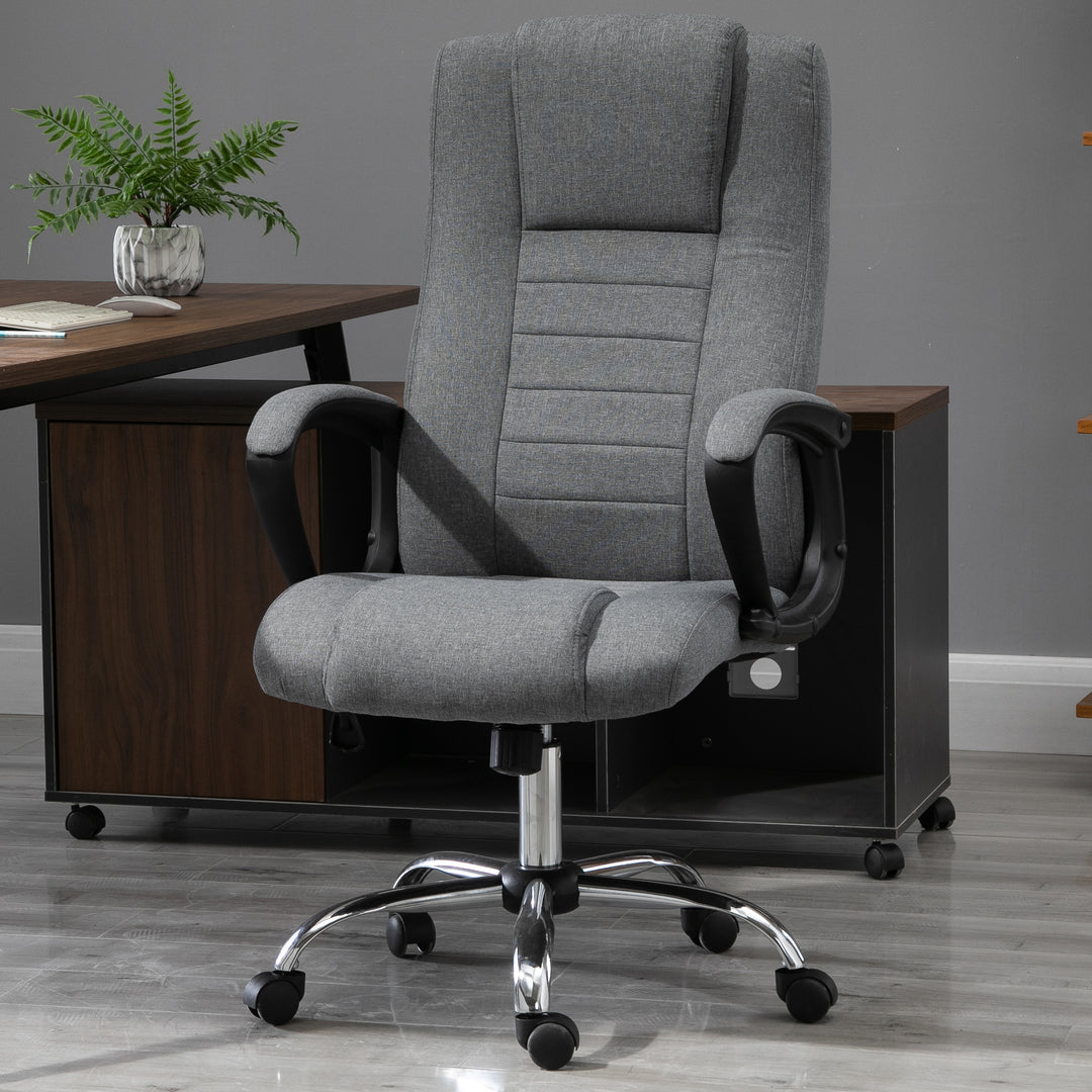 Vinsetto Swivel Office Chair, Grey