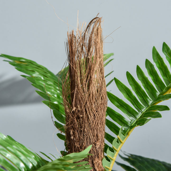 Set of 2 Artificial Plant Tropical Palm in Pot