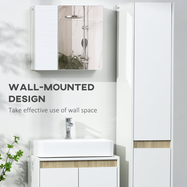 Kleankin Wall-Mounted Mirror Cabinet