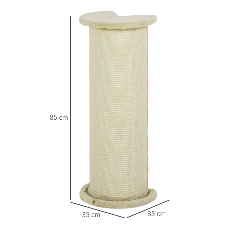 Cat Scratching Post: 85cm Tall with Sisal Rope