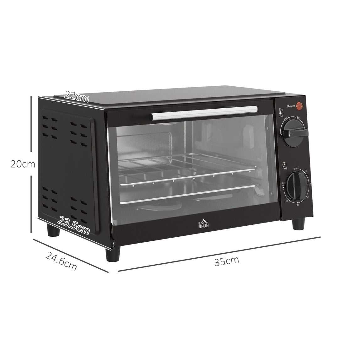 Compact Convection Cooker: 9L Mini Electric Oven with Adjustable Heat