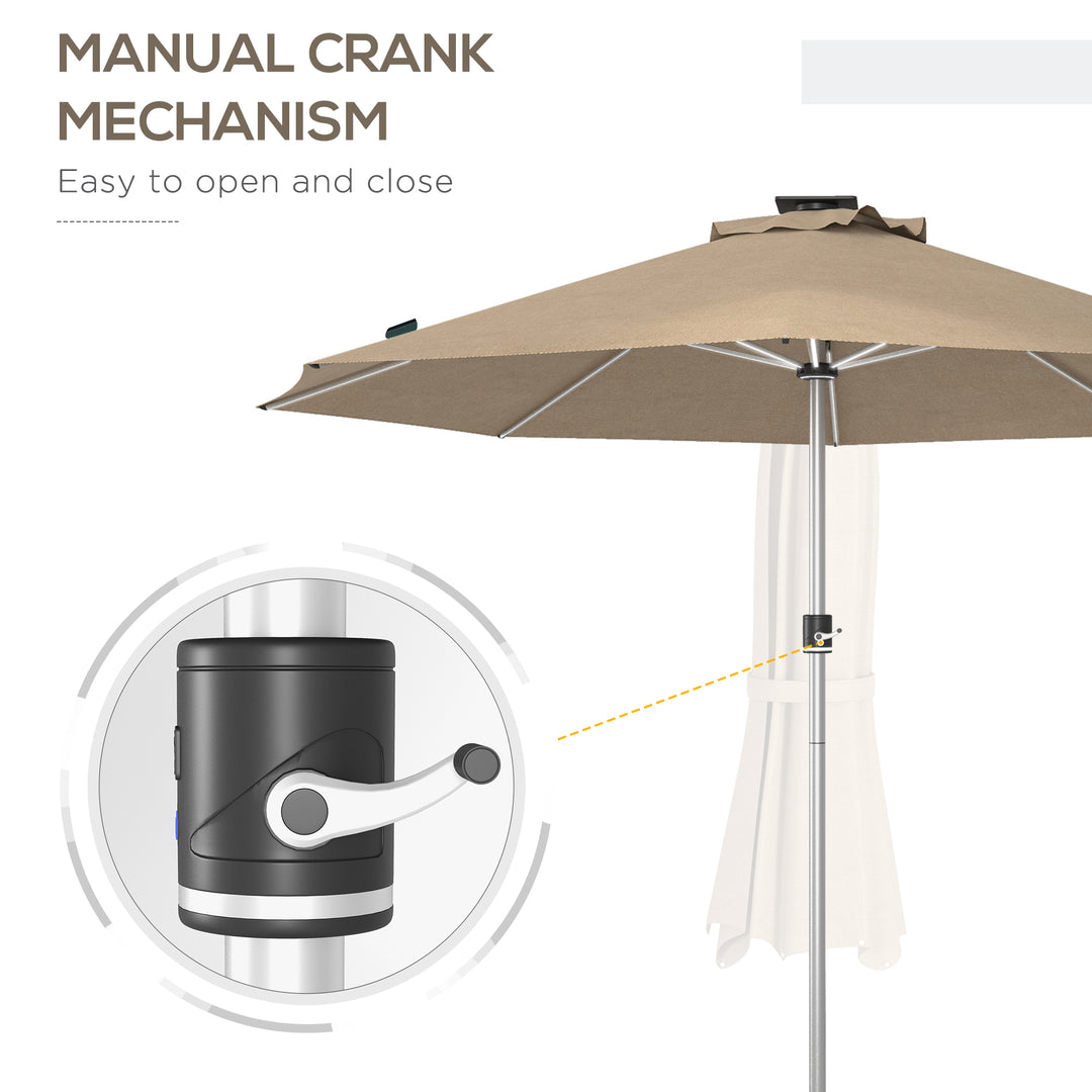 Waterproof LED Patio Umbrella