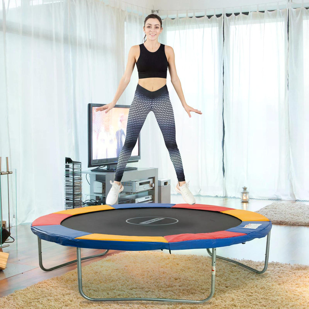 Trampoline Safety Surround: Multicoloured Foam Padding