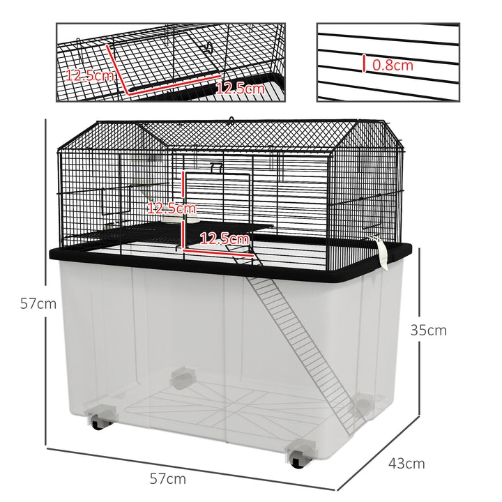 Two-Tier Gerbil Cage