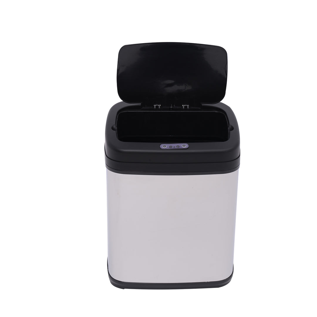 20L LUXURY Automatic Sensor Dustbin Kitchen Waste Bin Rubbish Trashcan Auto Dustbin Stainless Steel with Bucket 33*25*42.5CM