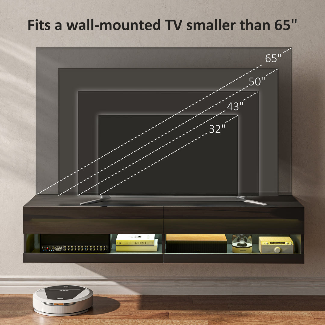 Floating TV Unit Wall Mounted TV Cabinet