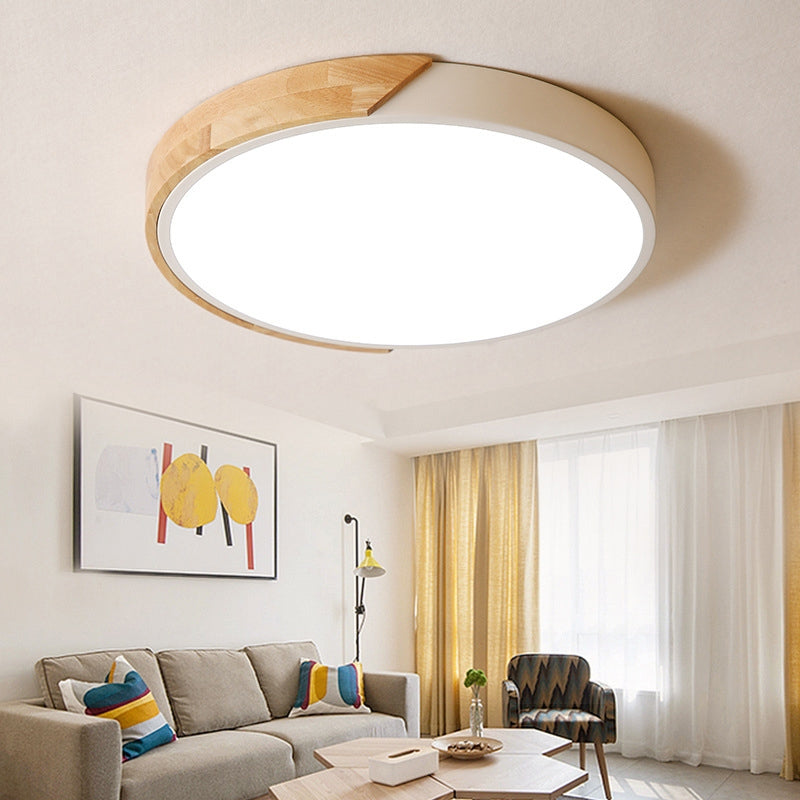 Modern LED Drum Small Flush Mount Ceiling Light Dimmable