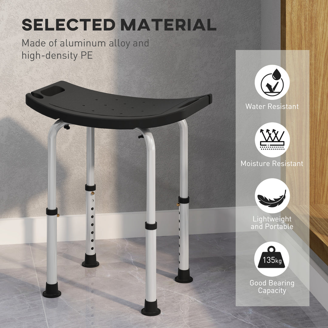 Height Adjustable Bath Stool