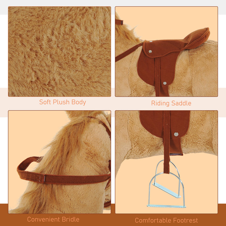 Plush Rocking Pony: Interactive Children's Toy with Sounds