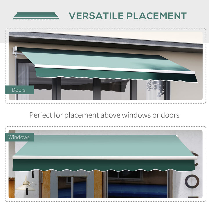 Manual Retractable Garden Patio Awning