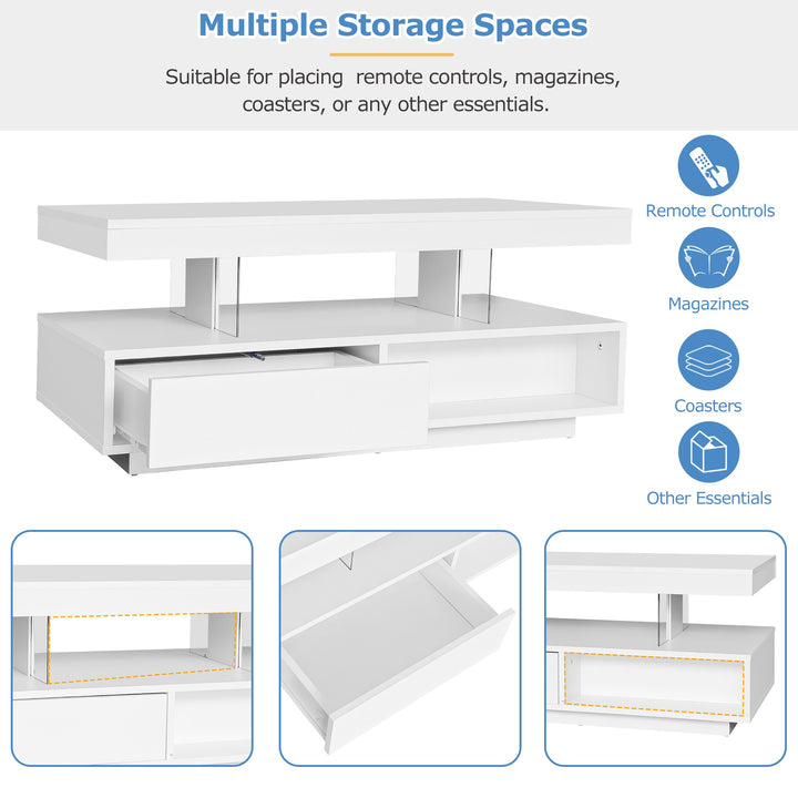 Lift-Top Coffee Table with Storage