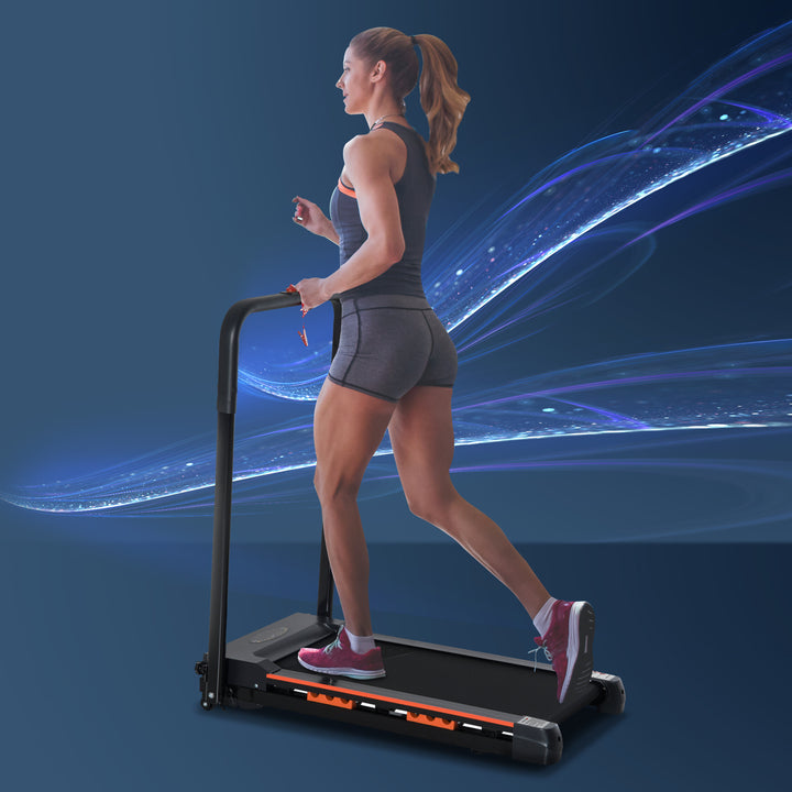 Electric Motorized Treadmill Walking Machine Foldable - 0.5hp 1 to 6 km/h Indoor Fitness Exercise Gym w / Remote Control