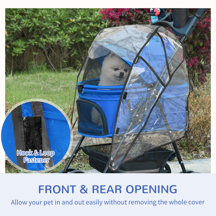 Dog Stroller with Rain Cover