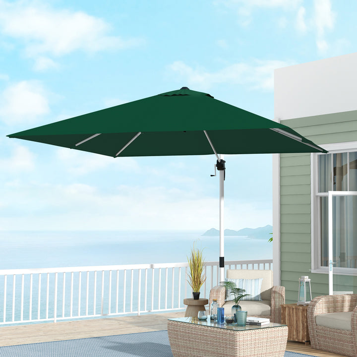 Waterproof Cantilever Parasol Paradise: 3x3m Square Shade with Crank