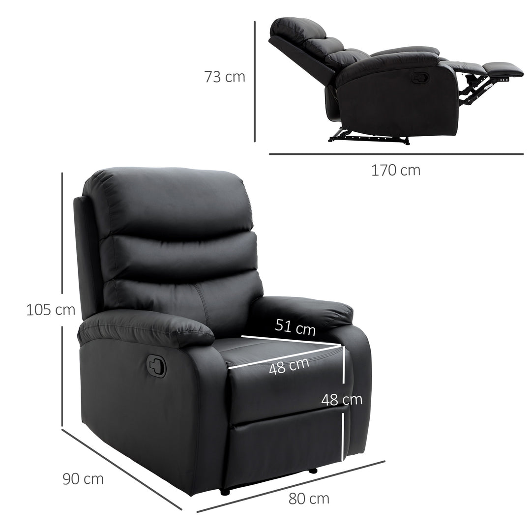 PU Leather Reclining Chair