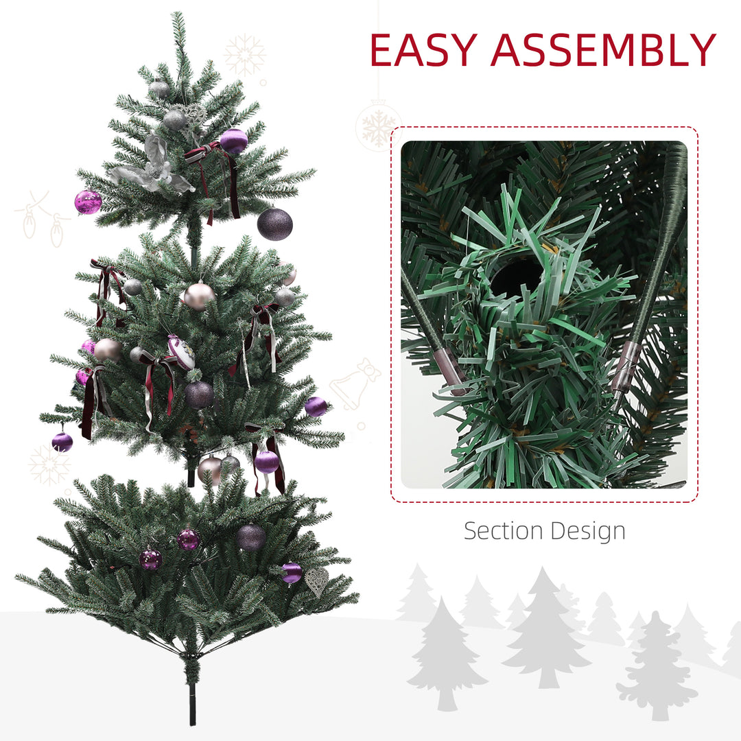 6ft Artificial Prelit Christmas Tree w/ Warm White LED Lights & 796 Tips