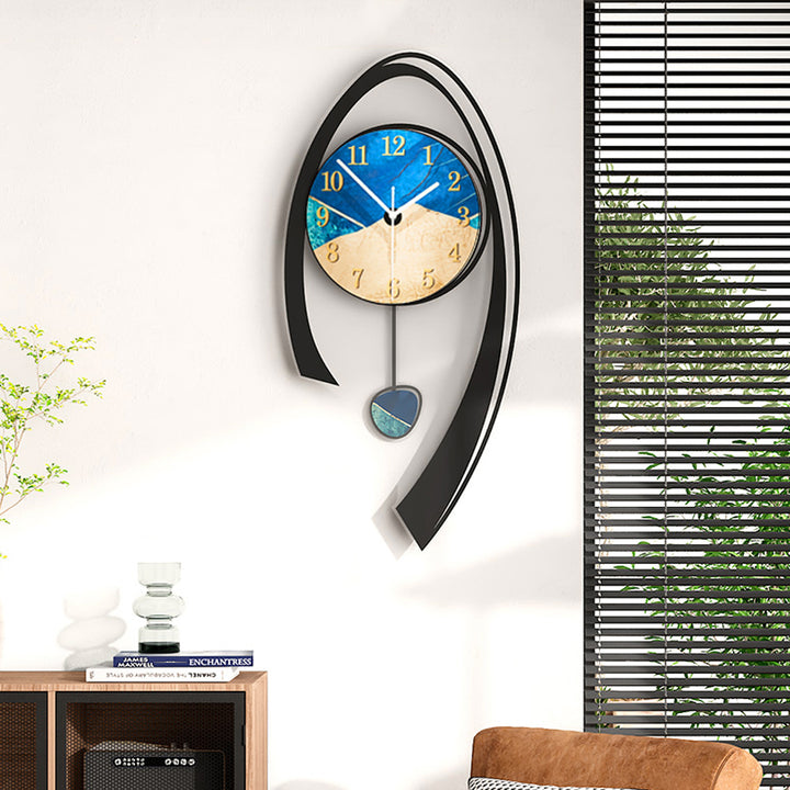 630mm Multi-Color Modern Acrylic Wall Clock Decor Home Hanging Art Living Room Bedroom