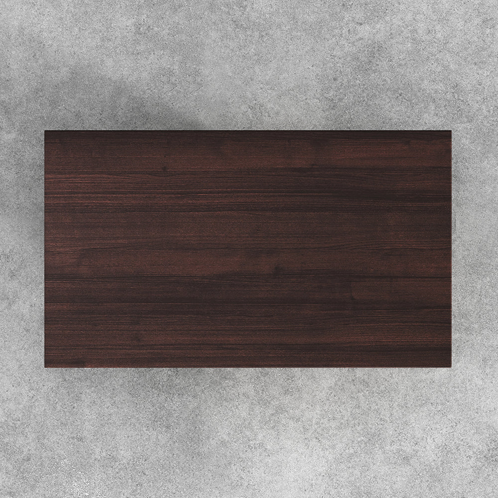 Modern Wooden Rectangle Coffee Table Living Room Cocktail Table in Walnut