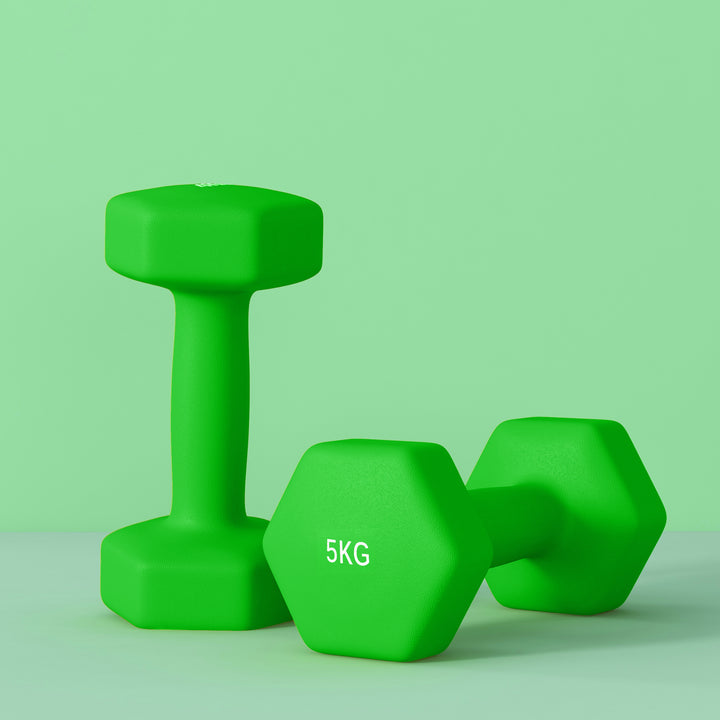 Set of 6 Hex Dumbbells