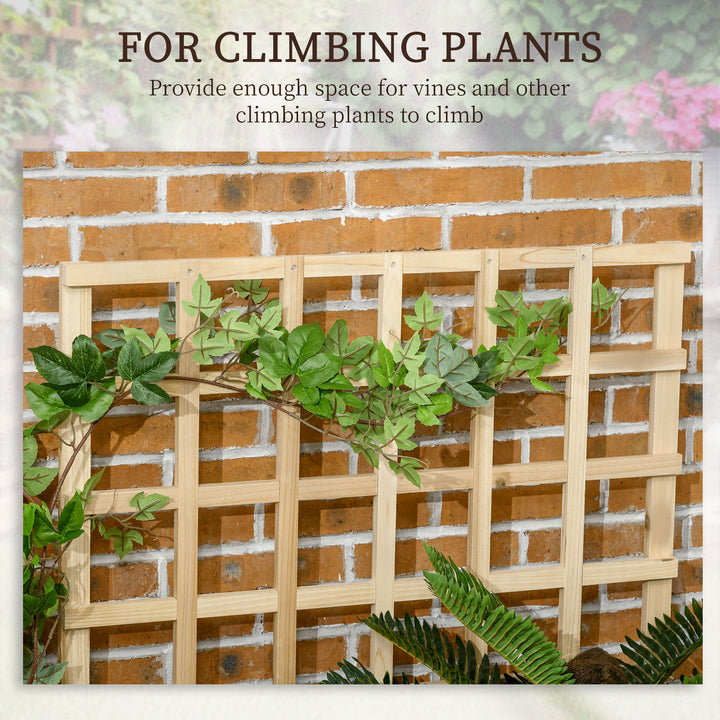 3 Tier Garden Planters with Trellis for Vine Climbing