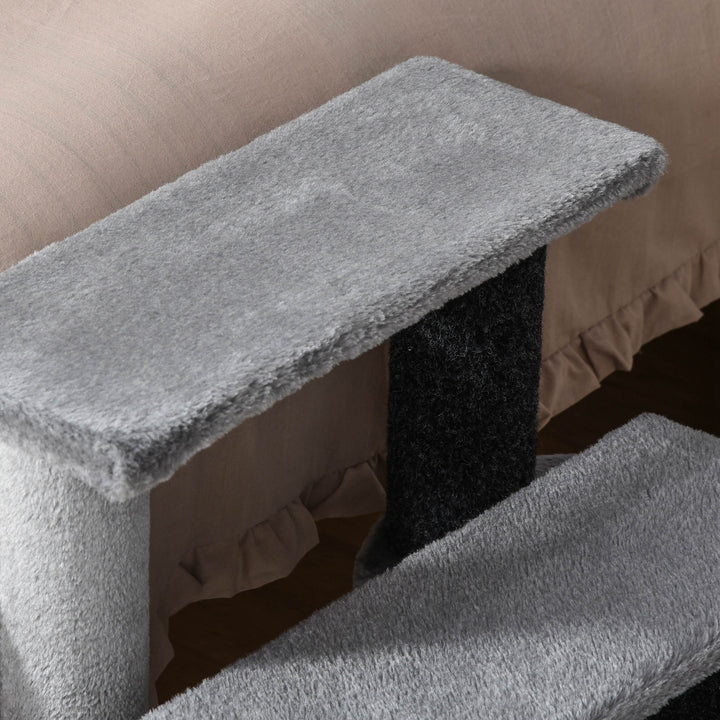 3-step Pet Stairs with Scratching Posts