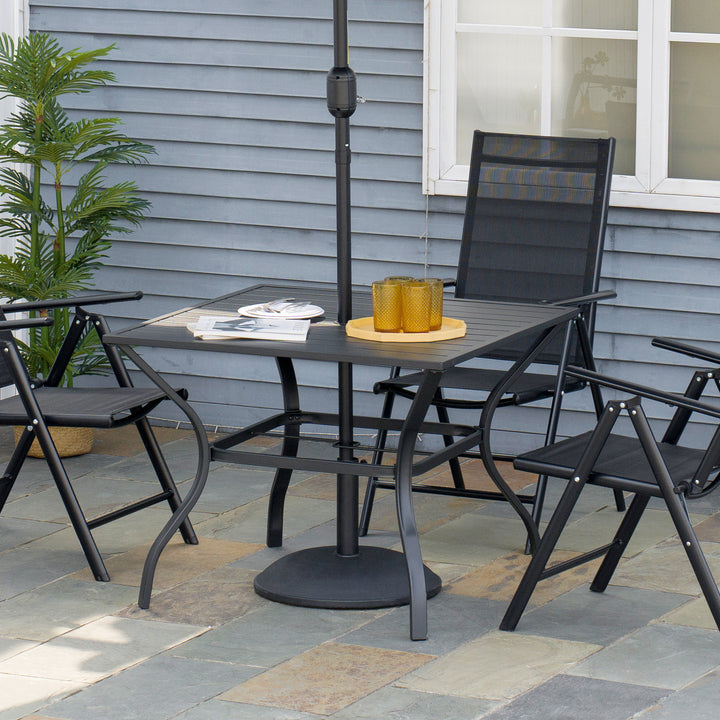 Garden Table with Parasol Hole