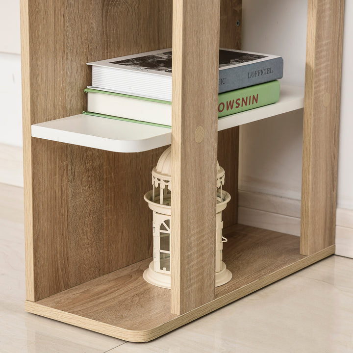 Office Table with 3-Tier Storage Shelf