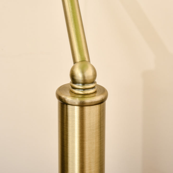 Bedroom Table Lamp with Antique Bronze Tone Base