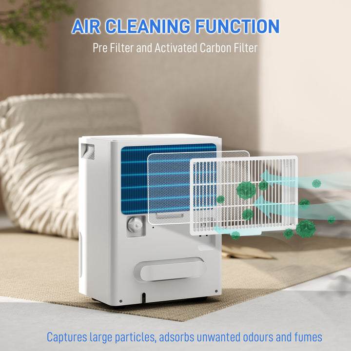 30L Clothes Dryer Dehumidifier - White